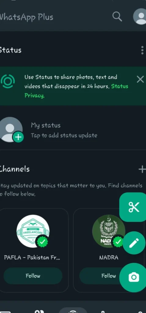 Ready! You can explore the wider and more customized features of whatsapp plus V23.80.